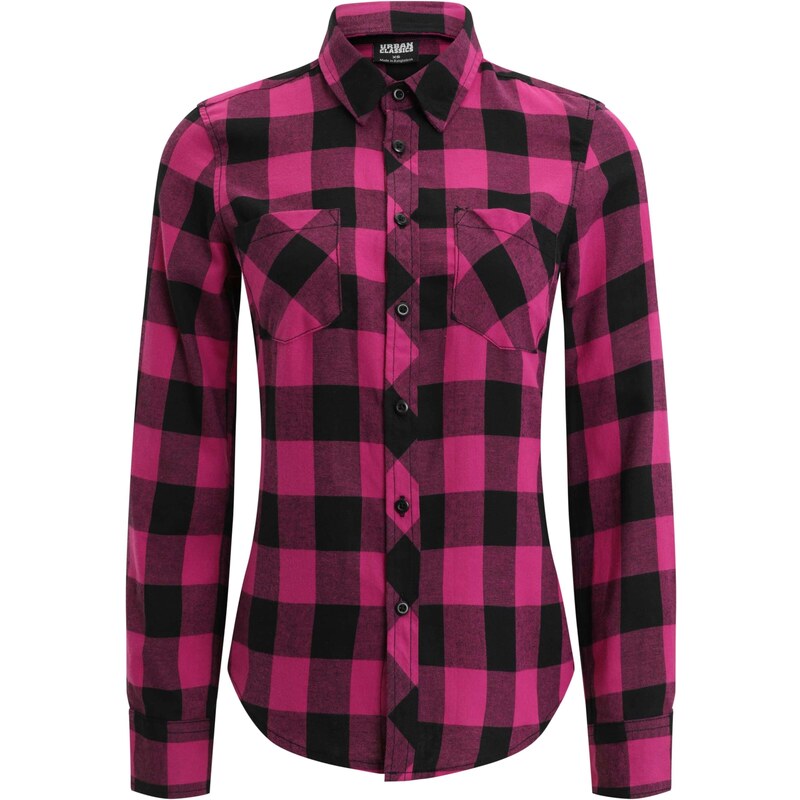 Urban Classics Blúzka ružová / čierna 57195487