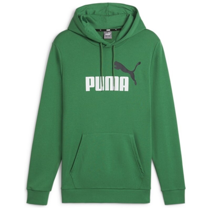 PUMA ESS+ 2 Col Big Logo Hoodie TR green 57192375