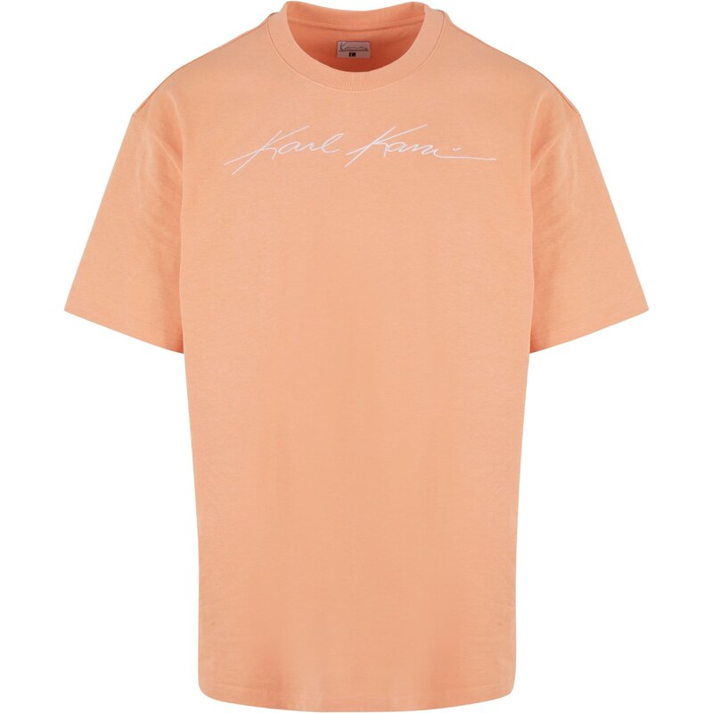 Karl Kani Tričko marhuľová / biela 57621921