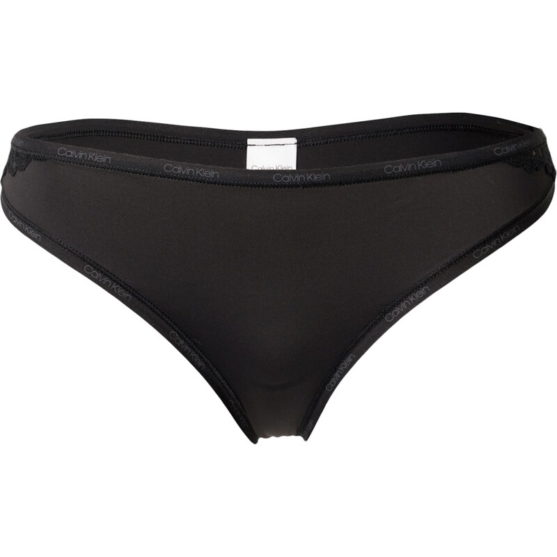 Calvin Klein Underwear Tangá Attraction sivá / čierna 57196558