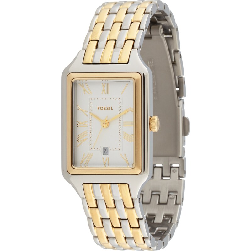 FOSSIL Analógové hodinky Raquel zlatá / strieborná 57241733