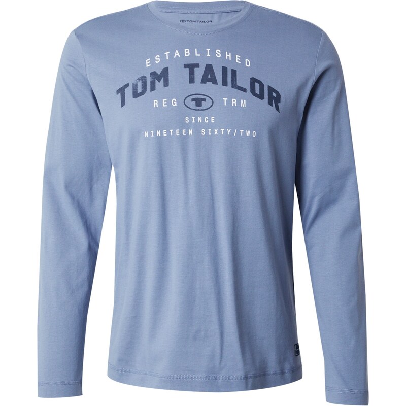 TOM TAILOR Tričko námornícka modrá / svetlomodrá / biela 57197430