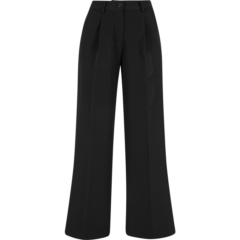 Urban Classics Plisované nohavice čierna 57196598