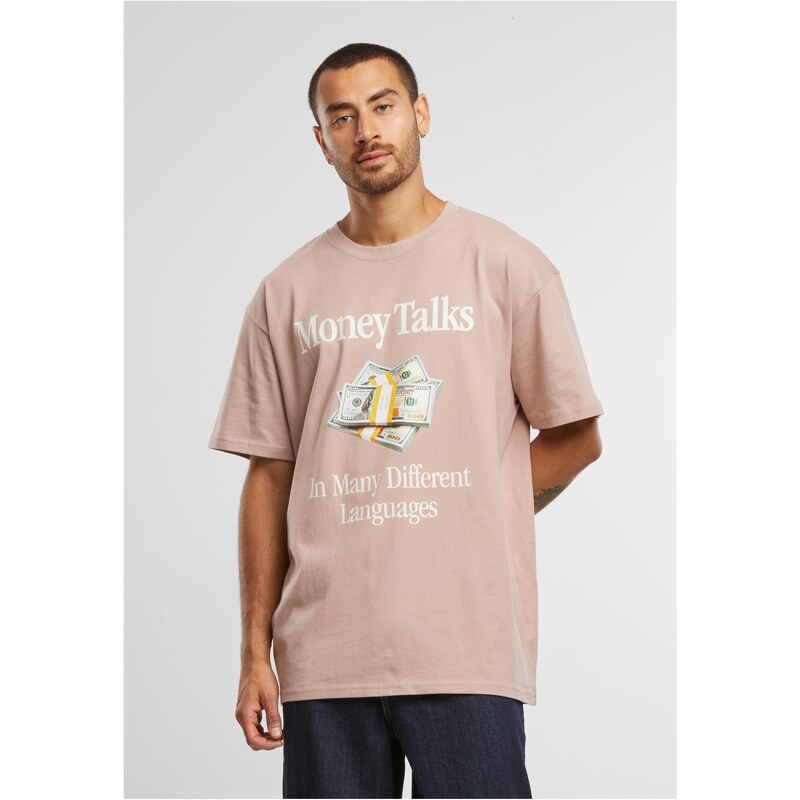 Mister Tee Mens T-shirt Money Talks Oversize pink 57206853