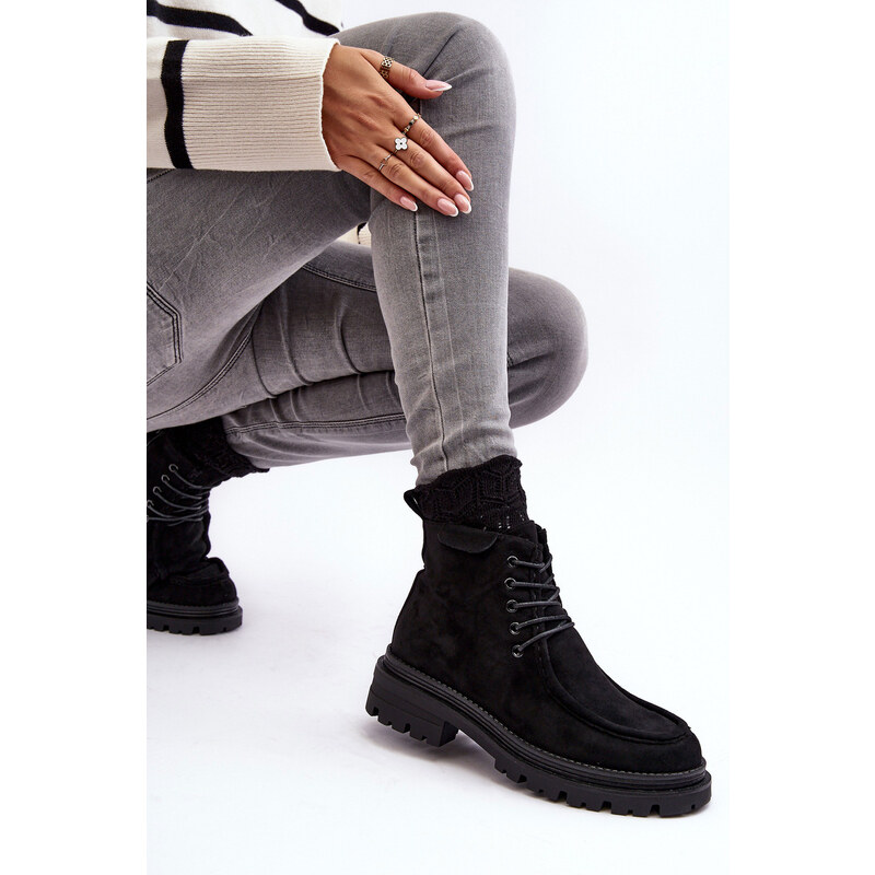 Boto Čierne topánky žien 64630976