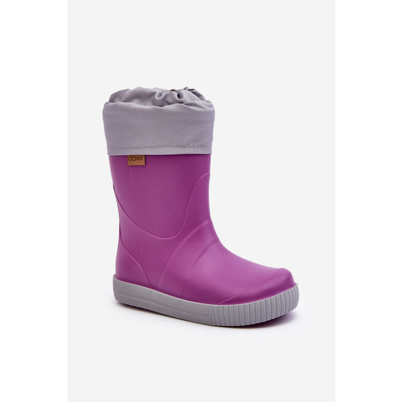 Boto Detské galoshes s Warner Snow Wave Gokids 981 Purple 64636852