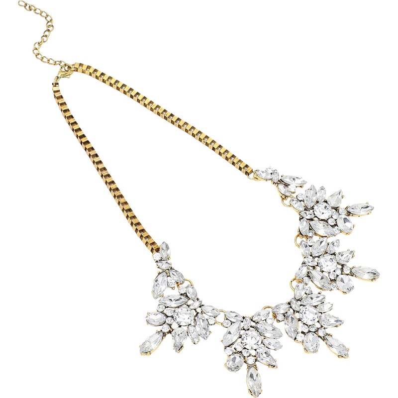 SOHI Retiazka Annitra zlatá / priehľadná 57221683