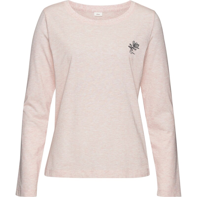 s.Oliver Tričko modrá / pastelovo ružová 57222628