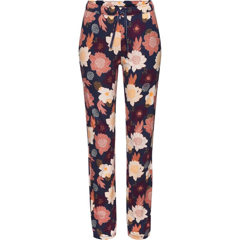 VIVANCE Pyžamové nohavice Dreams námornícka modrá / baklažánová / 57223218