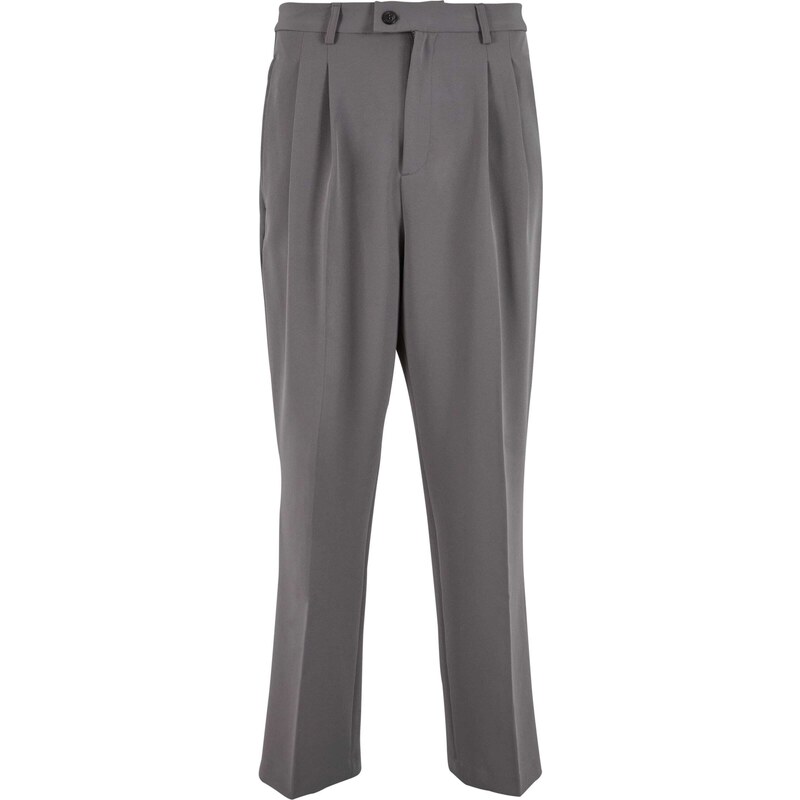 Urban Classics Plisované nohavice tmavosivá 57223613