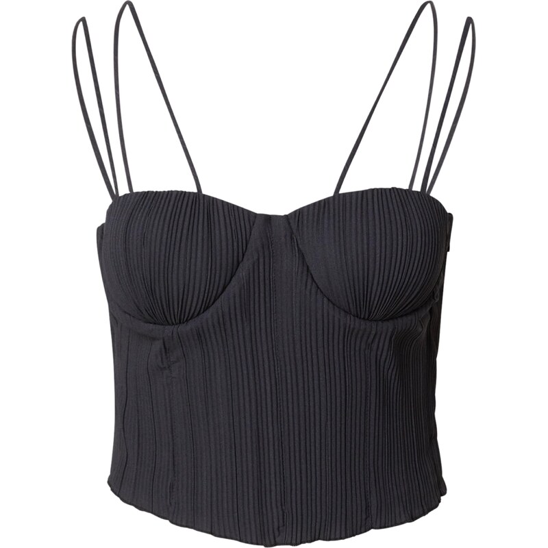 ABOUT YOU x Laura Giurcanu Top čierna 63147195
