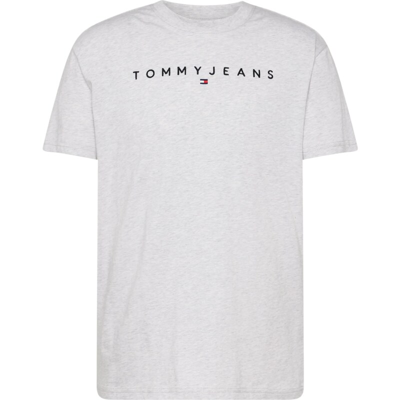 Tommy Jeans Tričko sivá melírovaná / čierna 57224478
