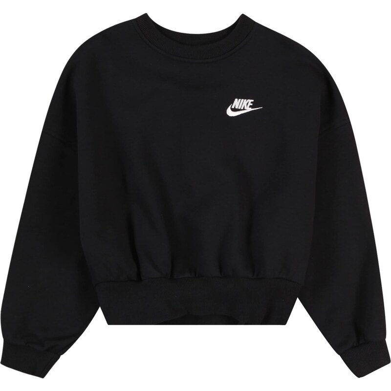 Nike Sportswear Mikina Club Flc čierna / biela 57349705