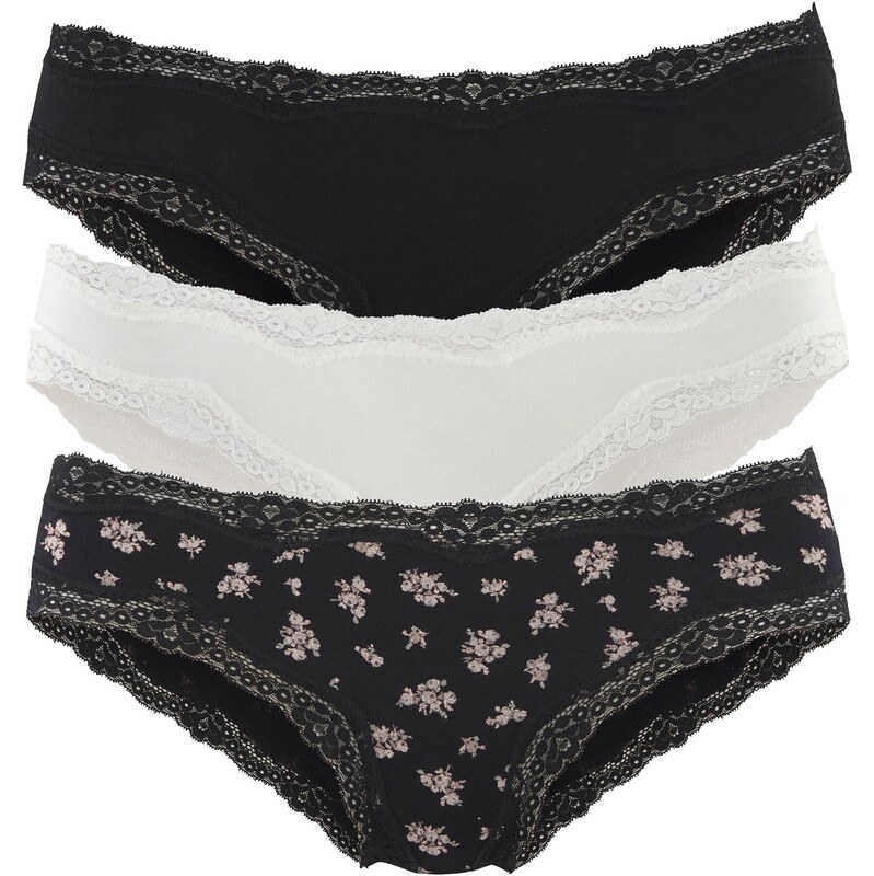 VIVANCE Nohavičky béžová / čierna / biela 63146142