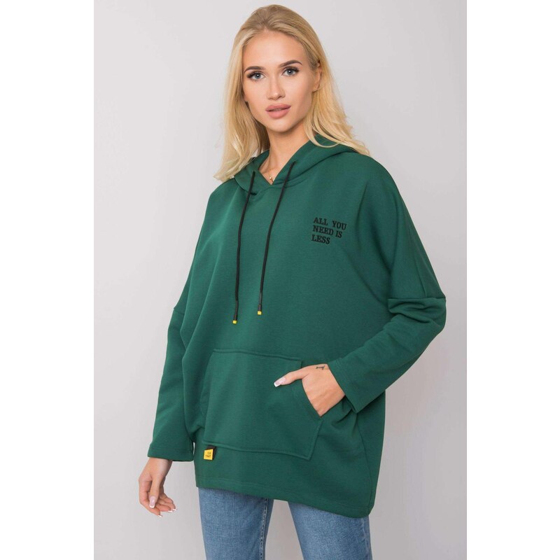 MladaModa Predlžená mikina Laylla s kapucňou a klokaním vreckom 57233966