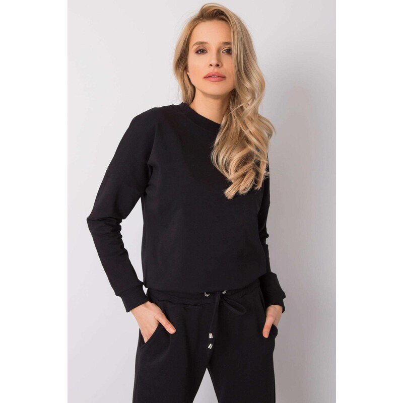 MladaModa Mikina Casilda s výrezom na chrbte čierna 57234136