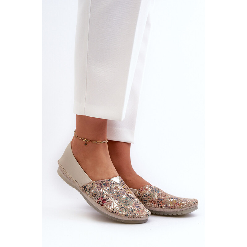 Dámske kožené balerínky Maciejka 60754311