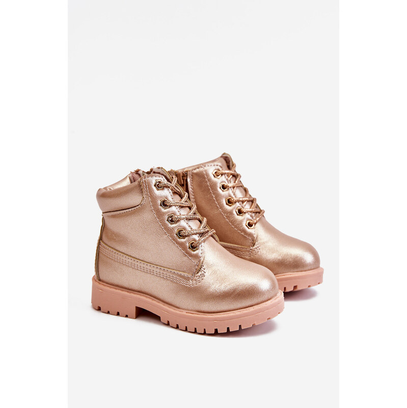 Boto Detské topánky izolované topánky Pink Dexter Gold 64691141
