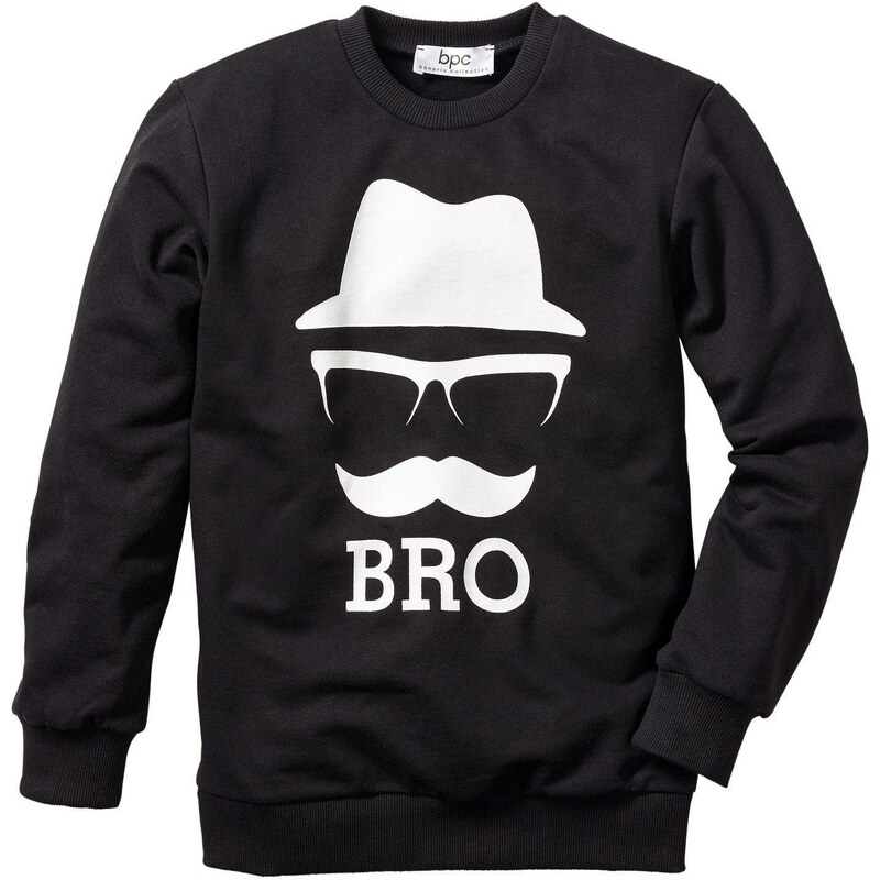 bonprix Mikina z čistej bio bavlny, farba čierna 44733607