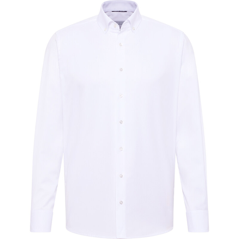 Pánska biela nežehlivá košeľa Button-down ETERNA Modern Fit zo 100% 57807955