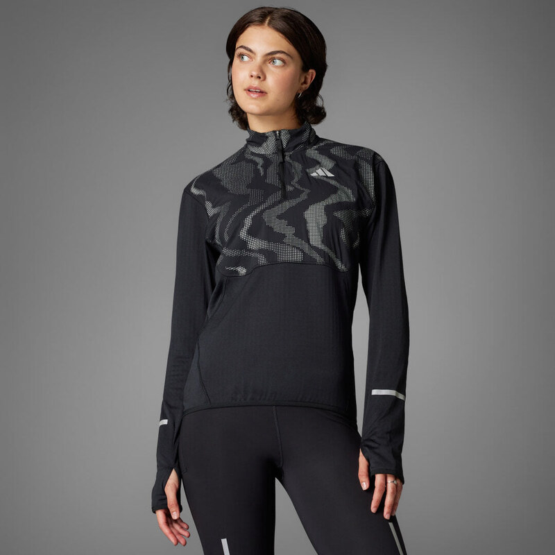 Adidas Top Ultimate Hi Vis Reflective 1/2-Zip