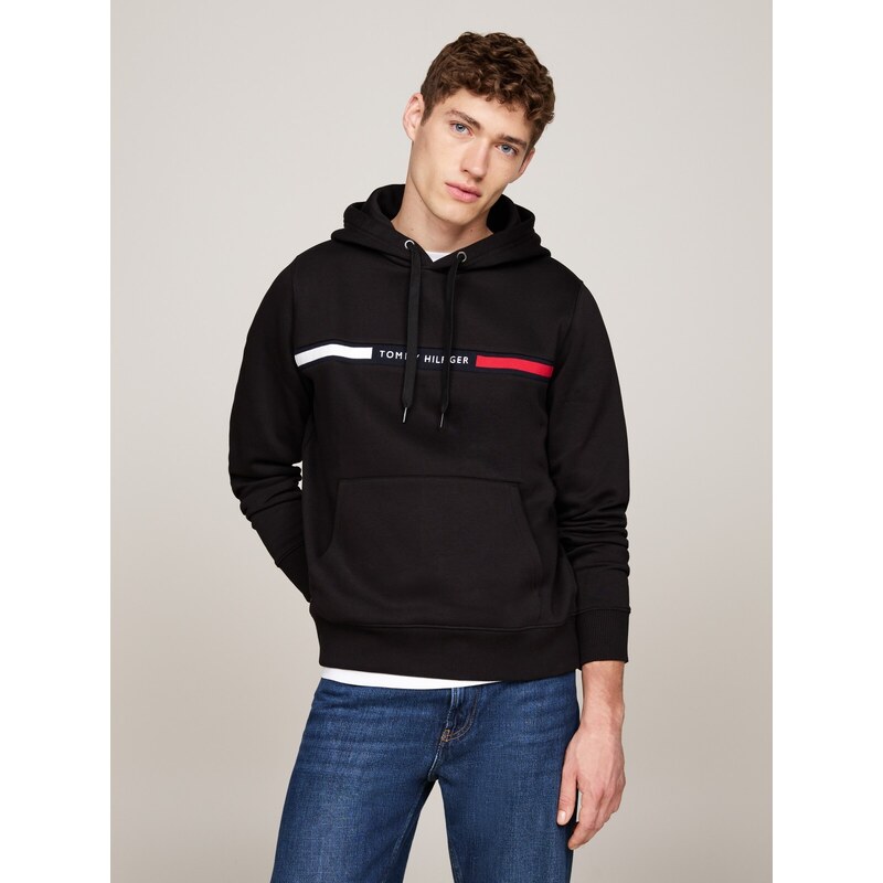 Tommy Hilfiger Chest Insert Hoody BLK 57278051