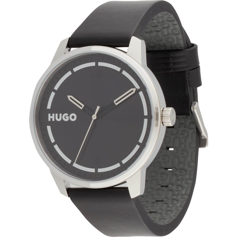 HUGO Analógové hodinky STAMP čierna 57282338