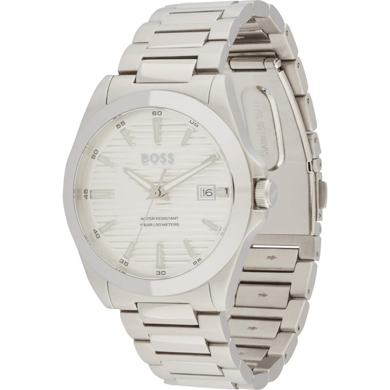 BOSS Analógové hodinky STRIKE strieborná 57282340