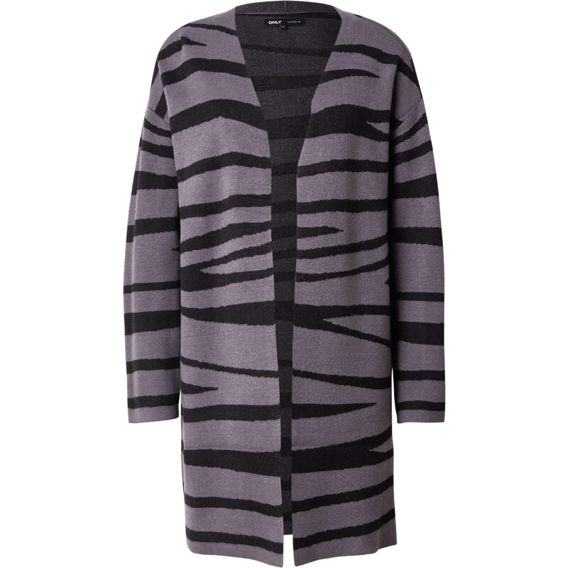 ONLY Kardigán ONLFRIDA tmavosivá / čierna 57653962