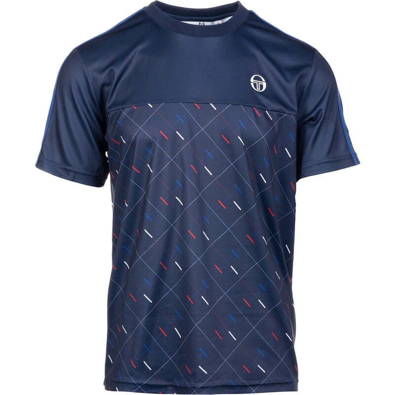 Sergio Tacchini Funkčné tričko Scotland modrá / tmavomodrá / červená / 68159607