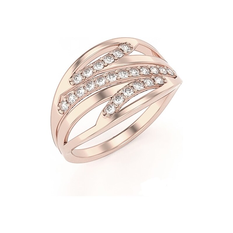 Žatecký Prsteň z ružového zlata 22180/RX 41671348