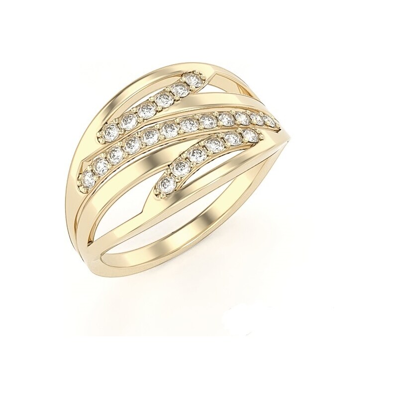 Žatecký Prsteň zo žltého zlata 22180/ZX 41671349