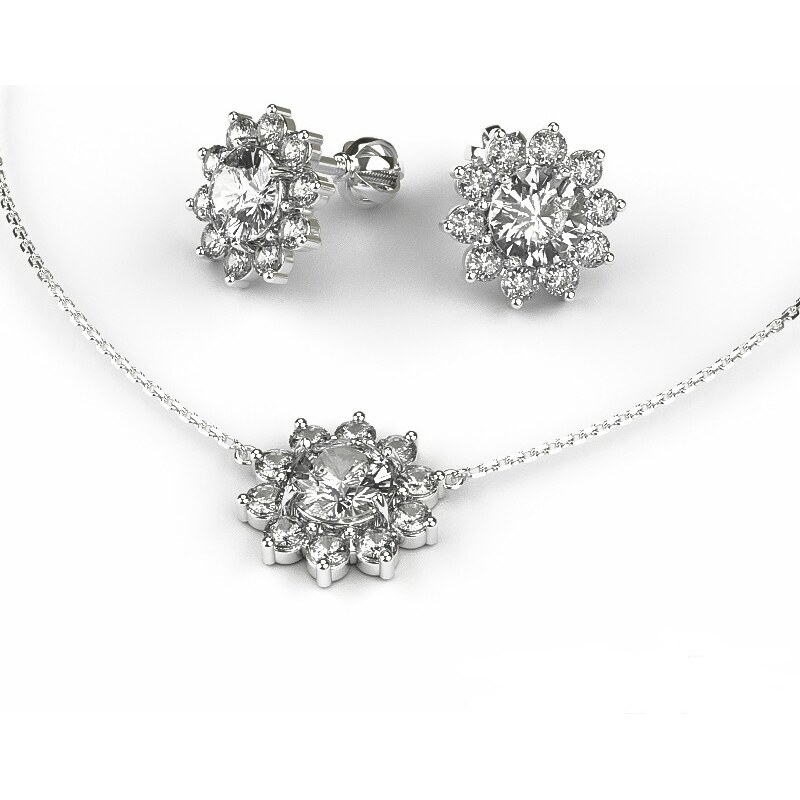 Súprava z bieleho zlata 2899/B/xx 27786082