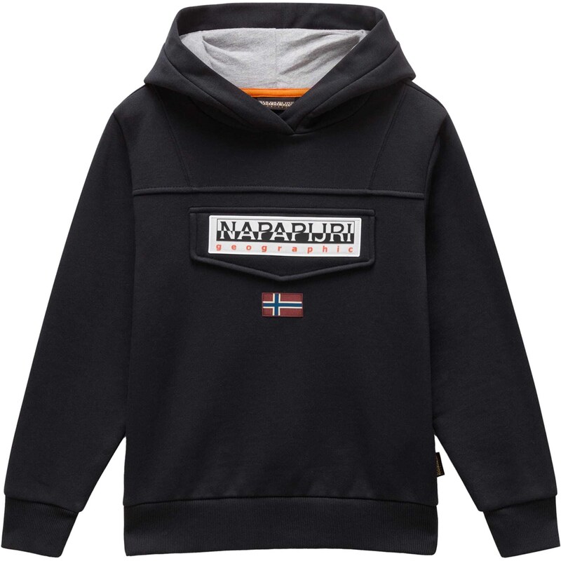 NAPAPIJRI Mikina Burgee karmínovo červená / čierna / biela 57517626