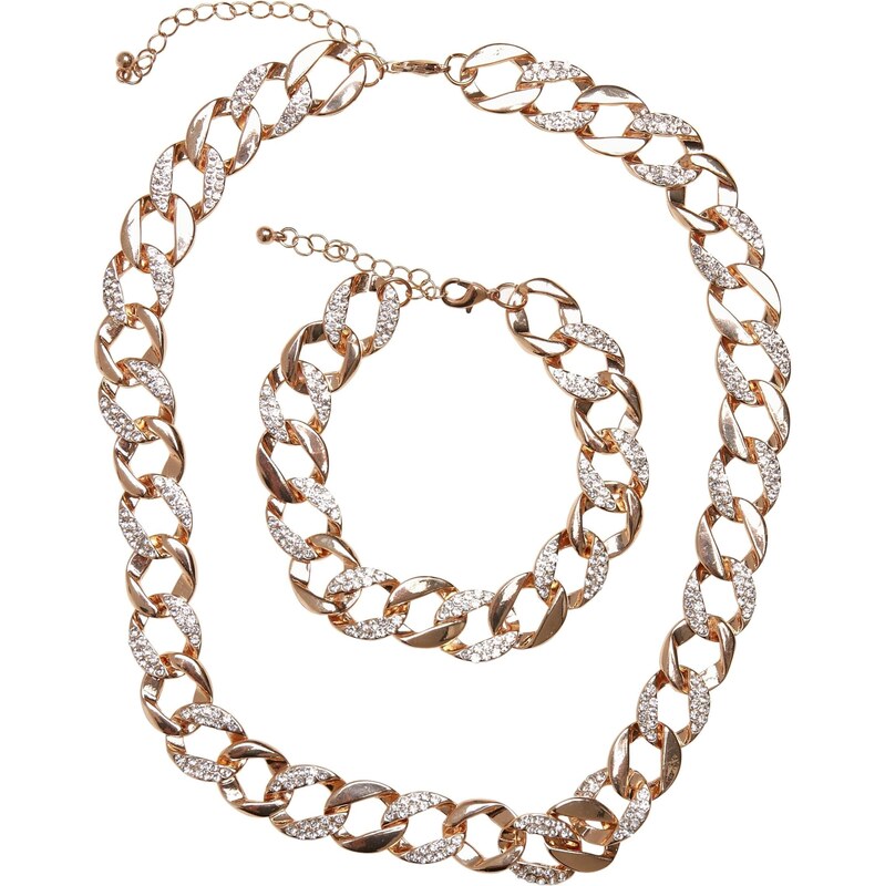 Urban Classics Sada šperkov zlatá 66678727