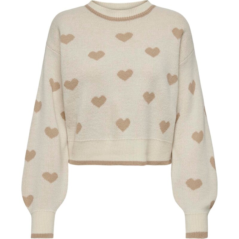 JDY Sveter JDYRomance béžová / krémová 57991846