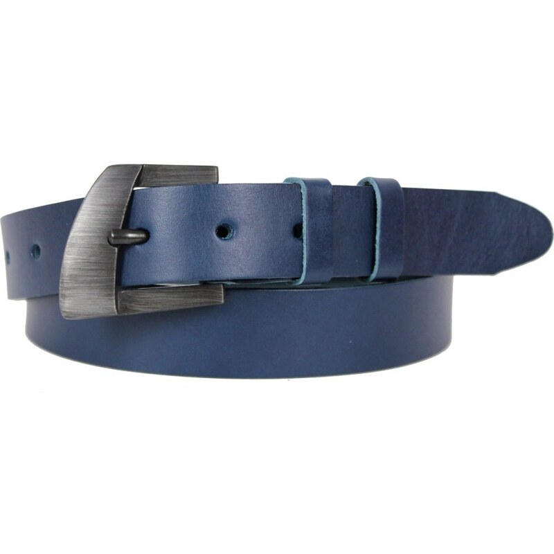 Black Hand Dámsky kožený opasok Black Hand 2032-40 modrý 57321508