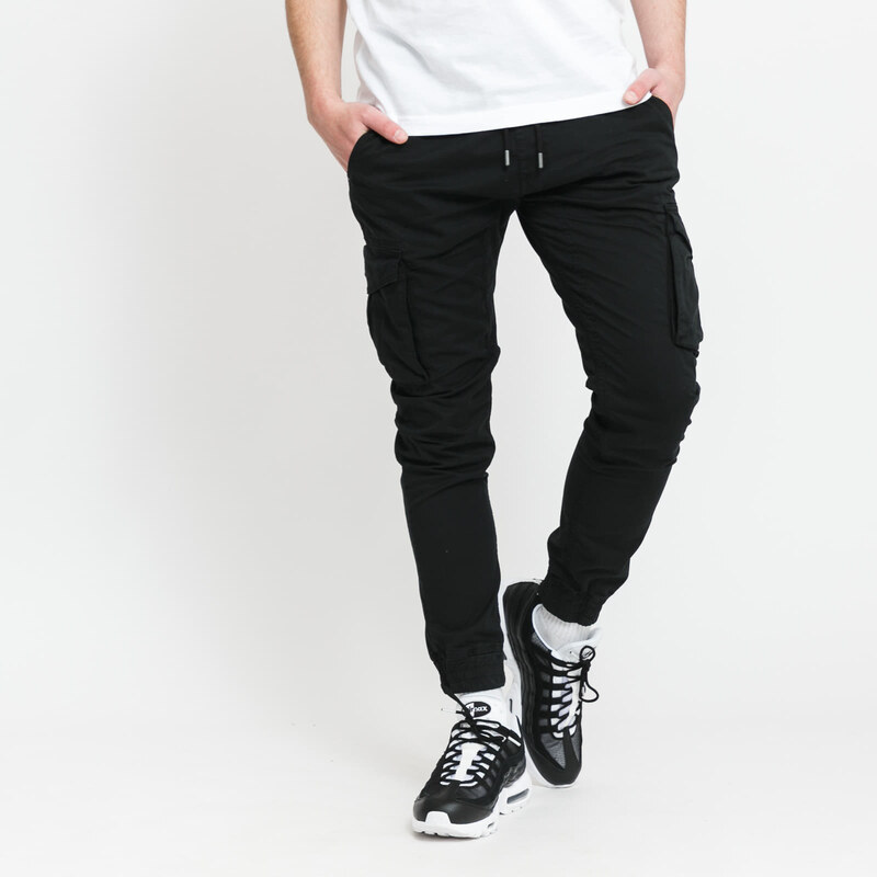 Kalhoty Alpha Industries Cotton Twill Jogger Black L 57330138