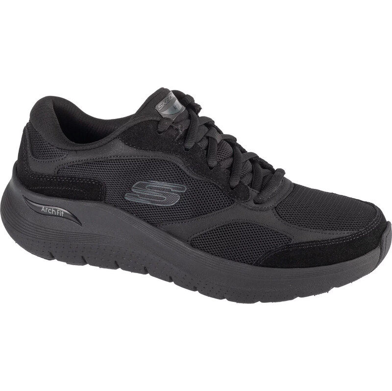 Čierne pánske tenisky Skechers Arch Fit 2.0 - The Keep 232702-BBK 57341326