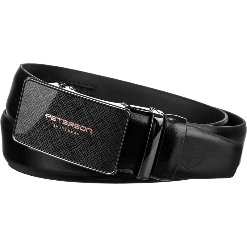 Oblekový opasok Peterson PTN A001 BLACK skl. 64334518