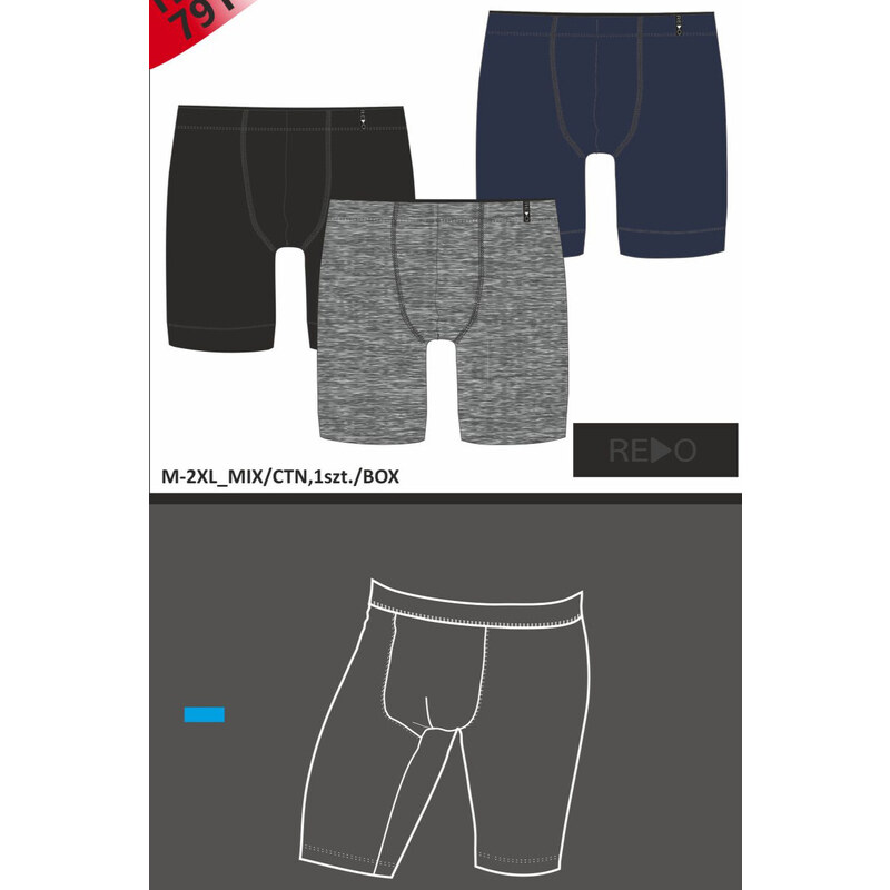 Redo Pánske boxerky LONG 44505773