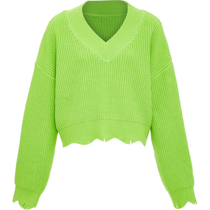 MYMO Sveter limetová 57349004