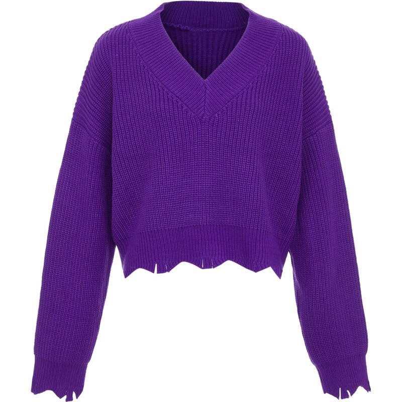 MYMO Sveter tmavofialová 57349001