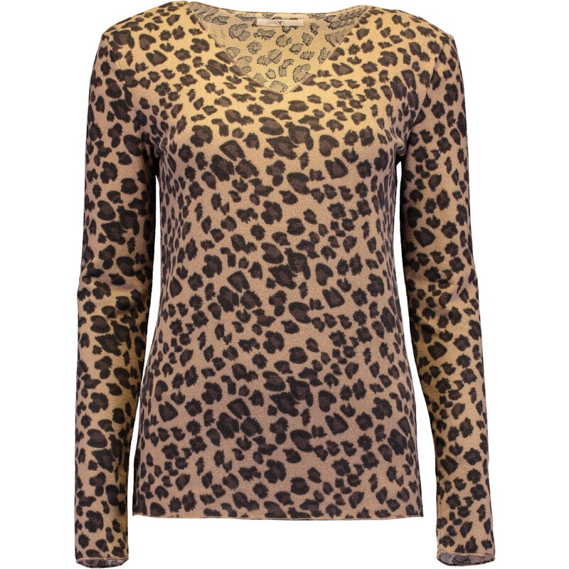 Hailys Tričko Zi44na farba ťavej srsti / čokoládová / čierna 57349175