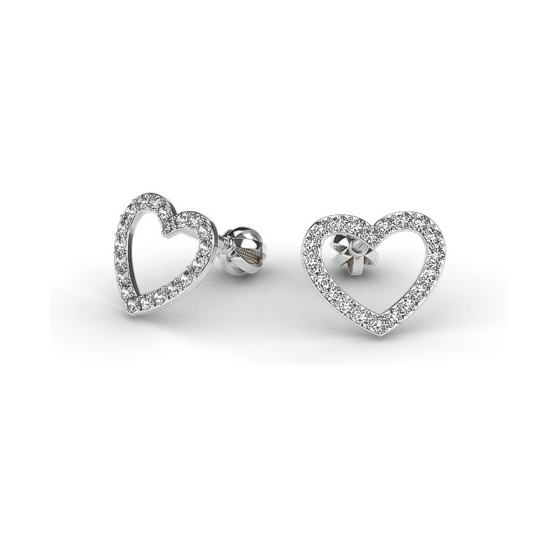 Žatecký Náušnice z bieleho zlata 23225/BX 28517188