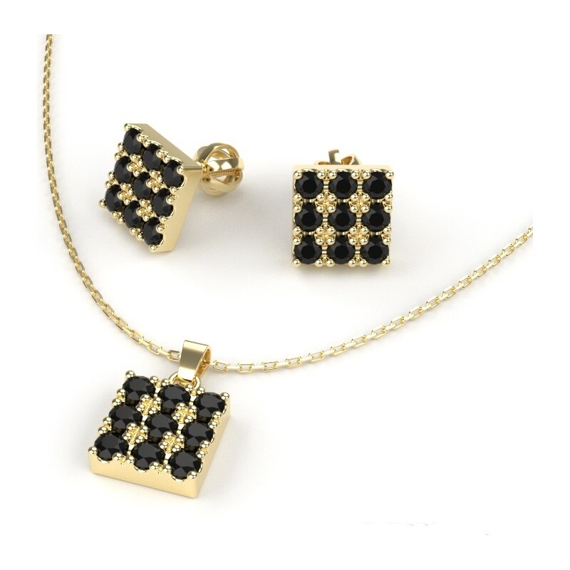 Súprava zo žltého zlata 28199B/ZW 28619571