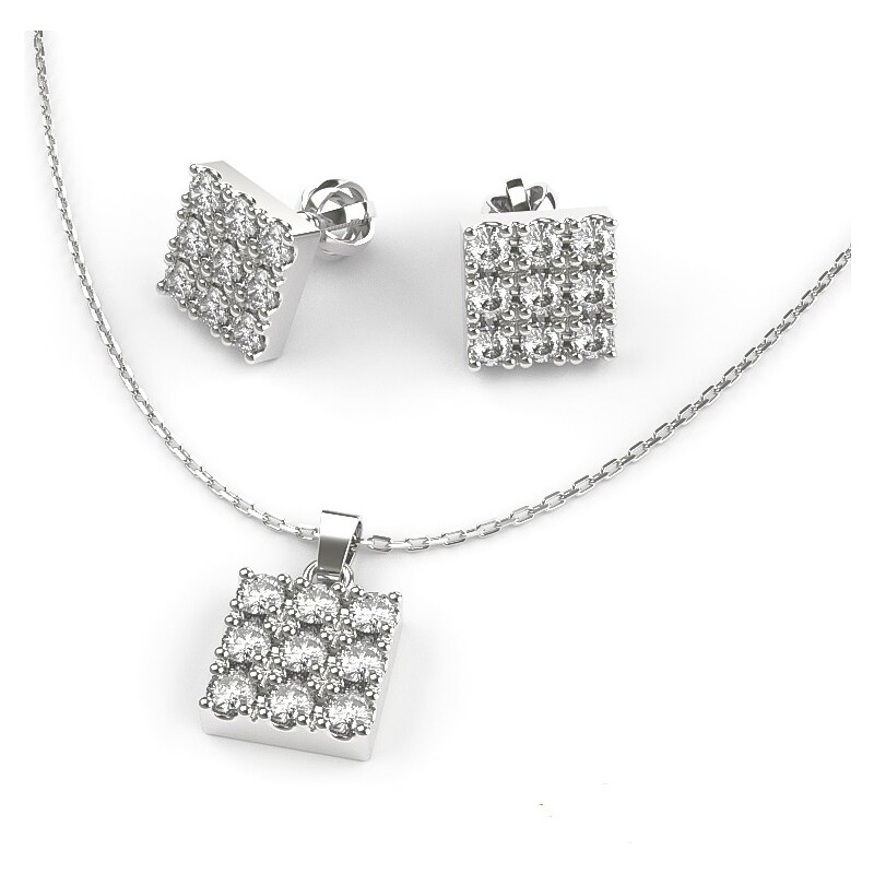 Súprava z bieleho zlata 28199B/BX 28619574