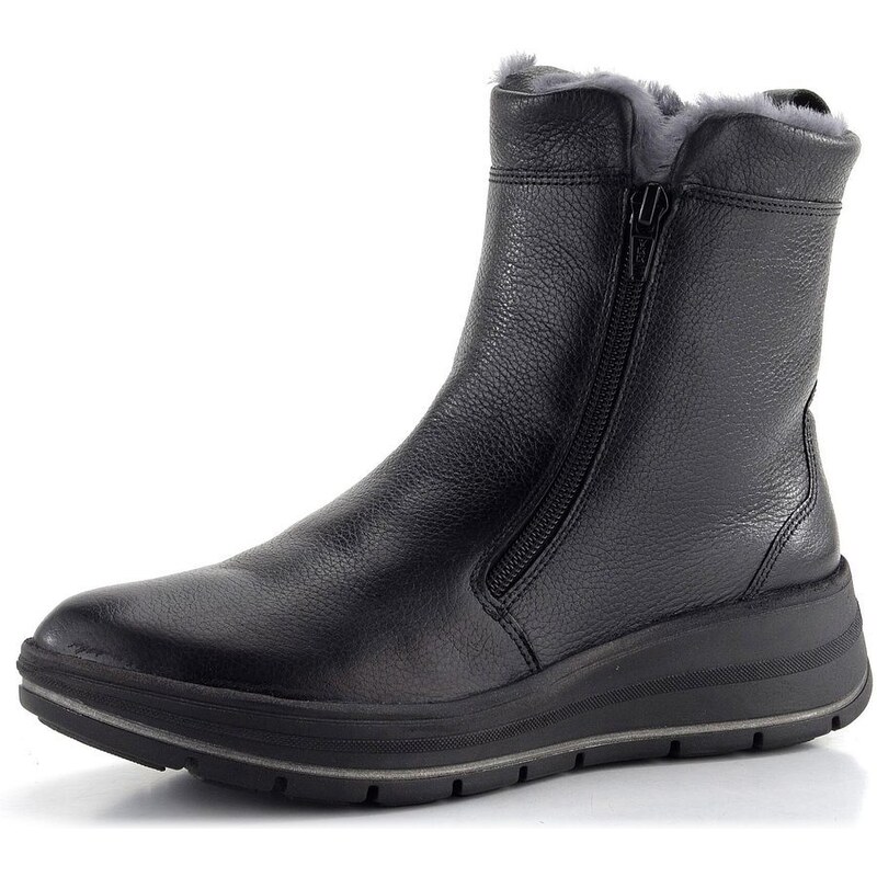 Ara širší kotník se zipem Calais Keil Schwarz 12-36002-01 62752147