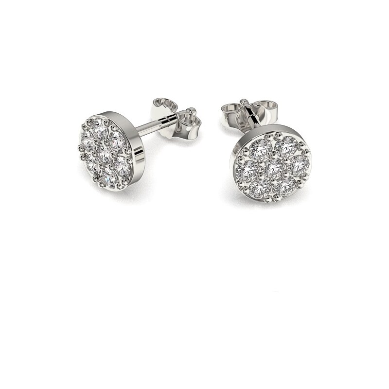 Žatecký Náušnice z bieleho zlata 23207/B/X 11095785