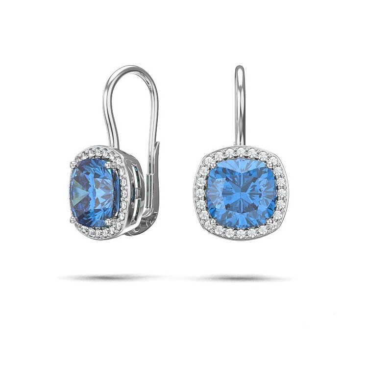 Náušnice z bieleho zlata 23228/BMX 50324027